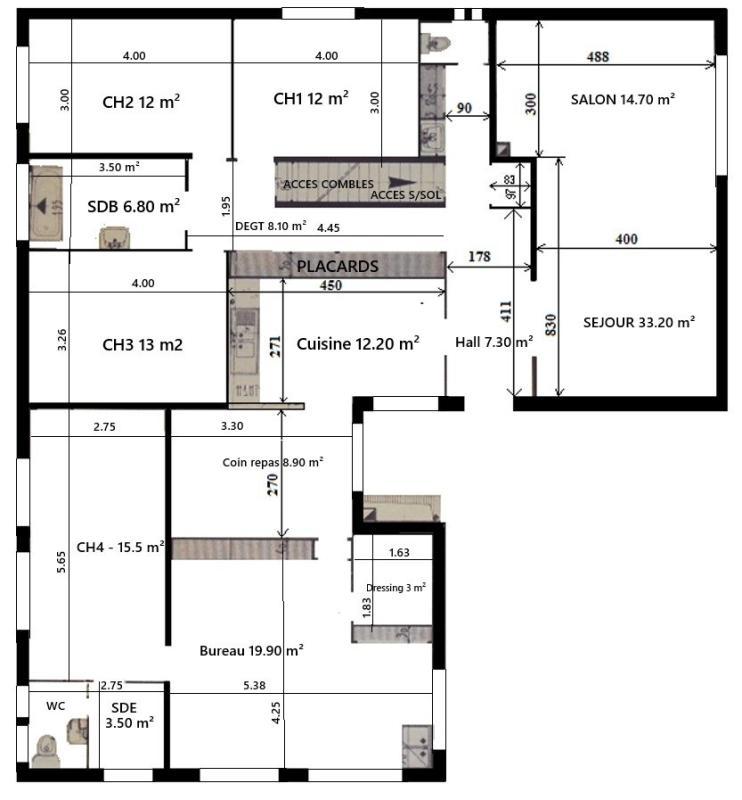 Villa - 175 m² - 7 pièces