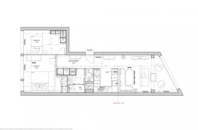 Appartement - 68 m² - 3 pièces