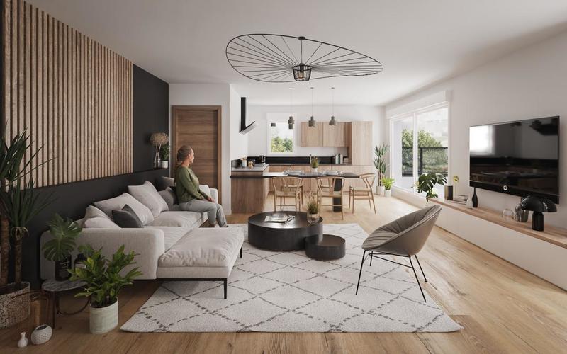 Appartement - 100 m² - 5 pièces