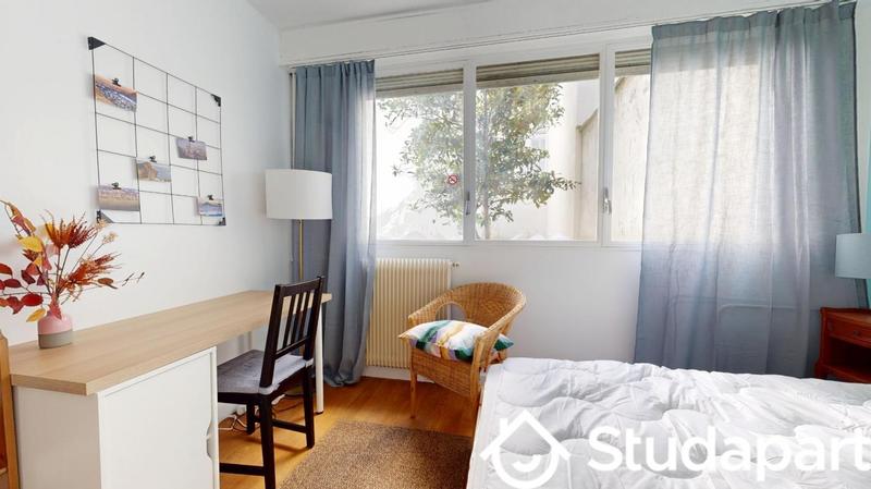 Chambre - 12 m² - 1 pièce