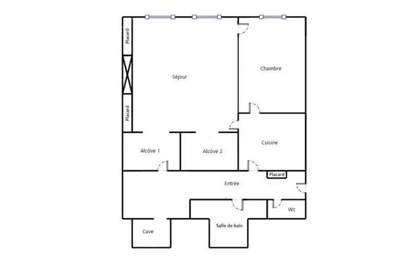 Appartement - 74 m² - 2 pièces