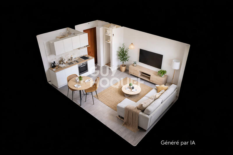 Appartement - 21 m² - 1 pièce