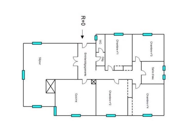 Appartement - 125 m² - 5 pièces