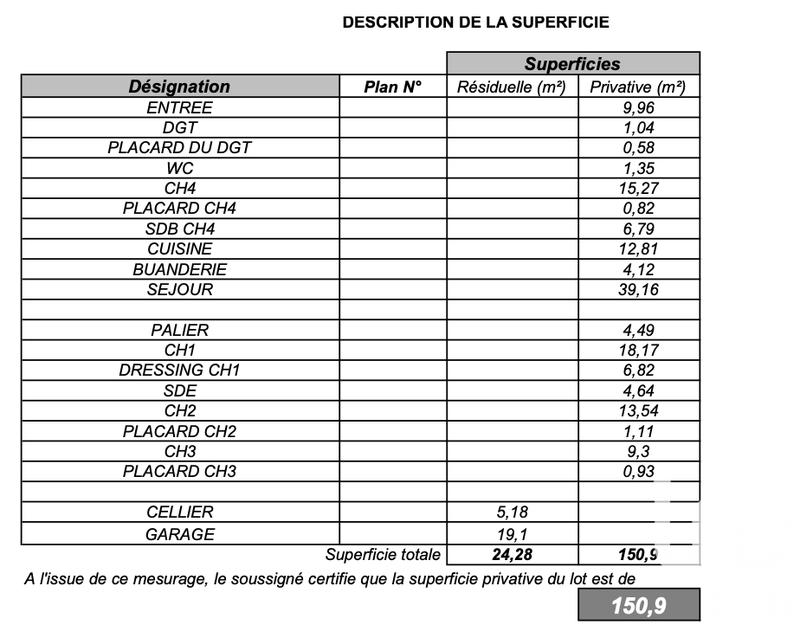 Maison - 151 m² - 6 pièces