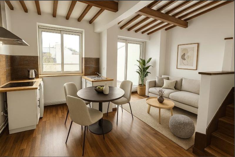 Duplex - 46 m² - 2 pièces