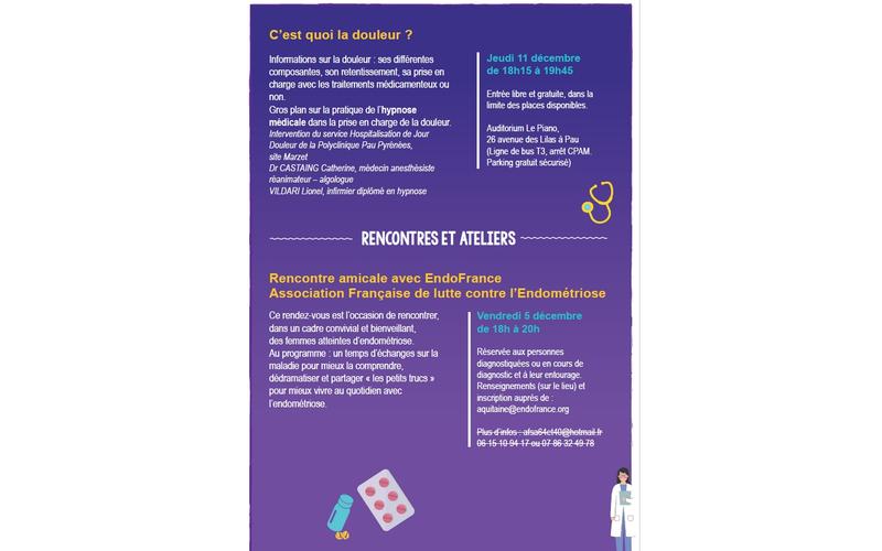 Rdv santé - Conférence &quot;C'est quoi la douleur ?&quot;