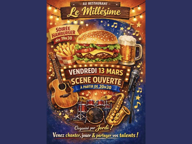 Scène ouverte au Millésime