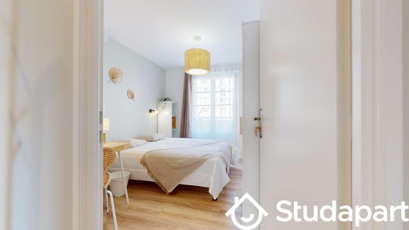 Chambre - 9 m² - 1 pièce