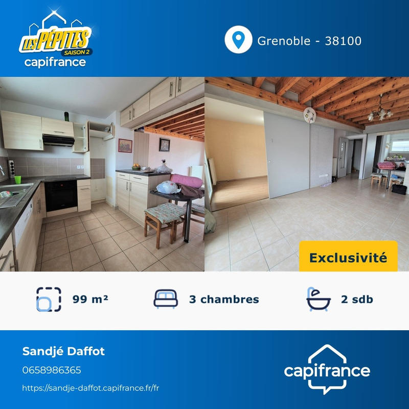 Duplex - 99 m² - 5 pièces