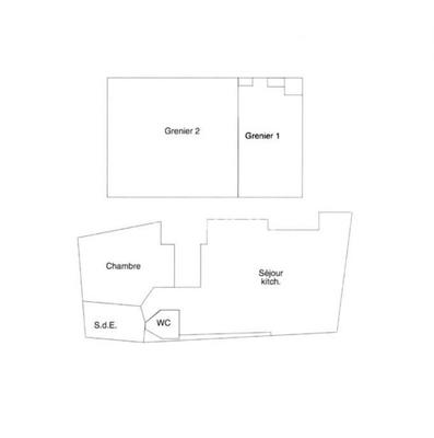 Appartement - 48 m² - 2 pièces