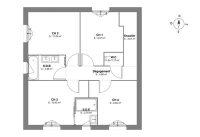 Maison - 107 m² - 5 pièces