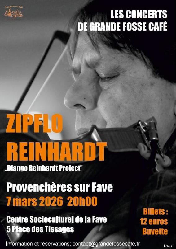 Concert : Zipflo Reinhardt 'Django Reinhardt Project'
