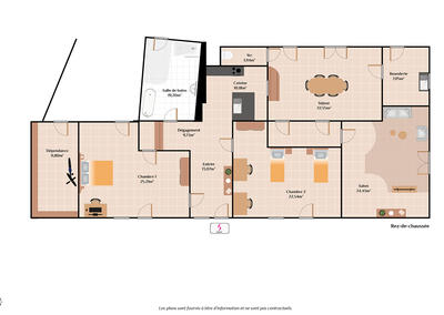 Maison - 155 m² - 5 pièces