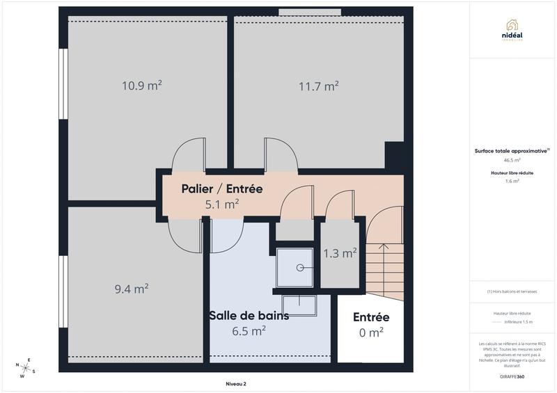 Maison traditionnelle - 90 m² - 4 pièces