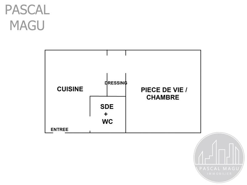 Appartement - 23 m² - 1 pièce