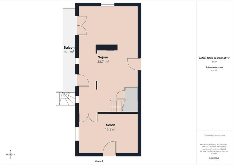 Maison - 88 m² - 5 pièces