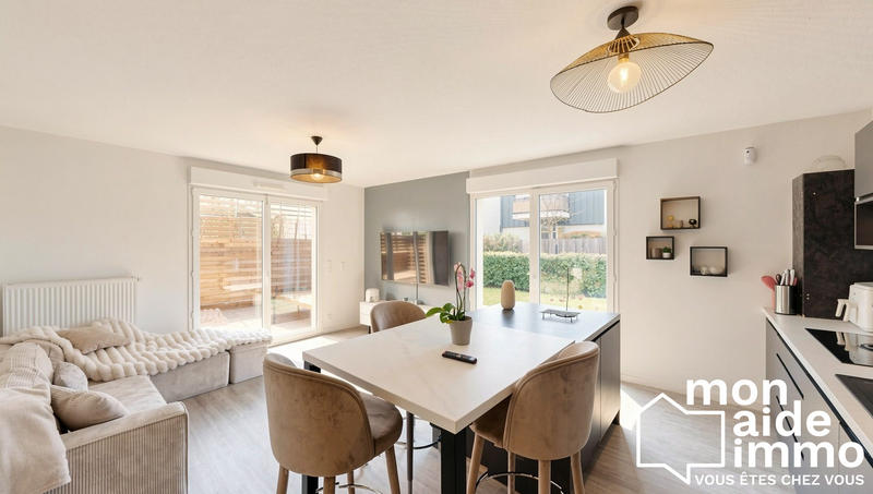 Appartement - 62 m² - 3 pièces