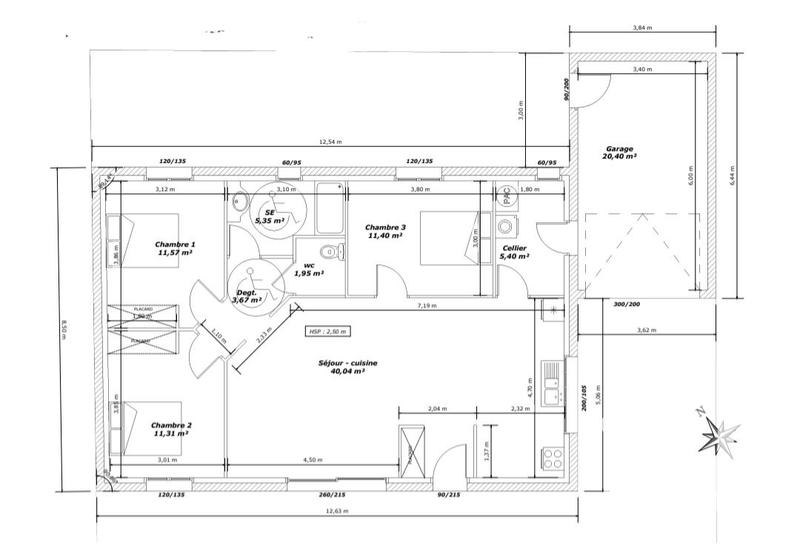 Maison - 91 m² - 4 pièces