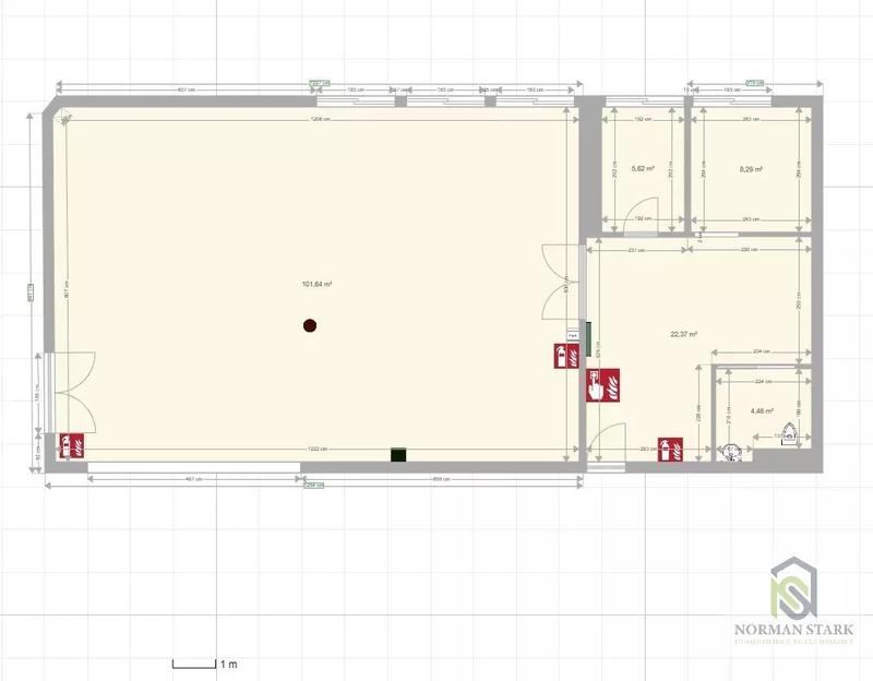 Local commercial - 4 pièces