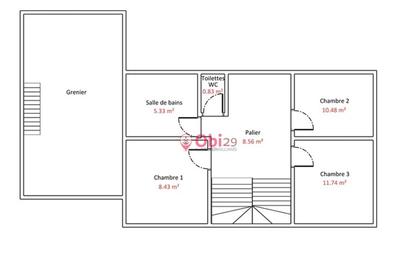 Maison - 115 m² - 5 pièces