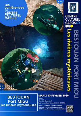 Les conférences du Centre Culturel Cassis - Bestouan Port-Miou : les rivières mystérieuses