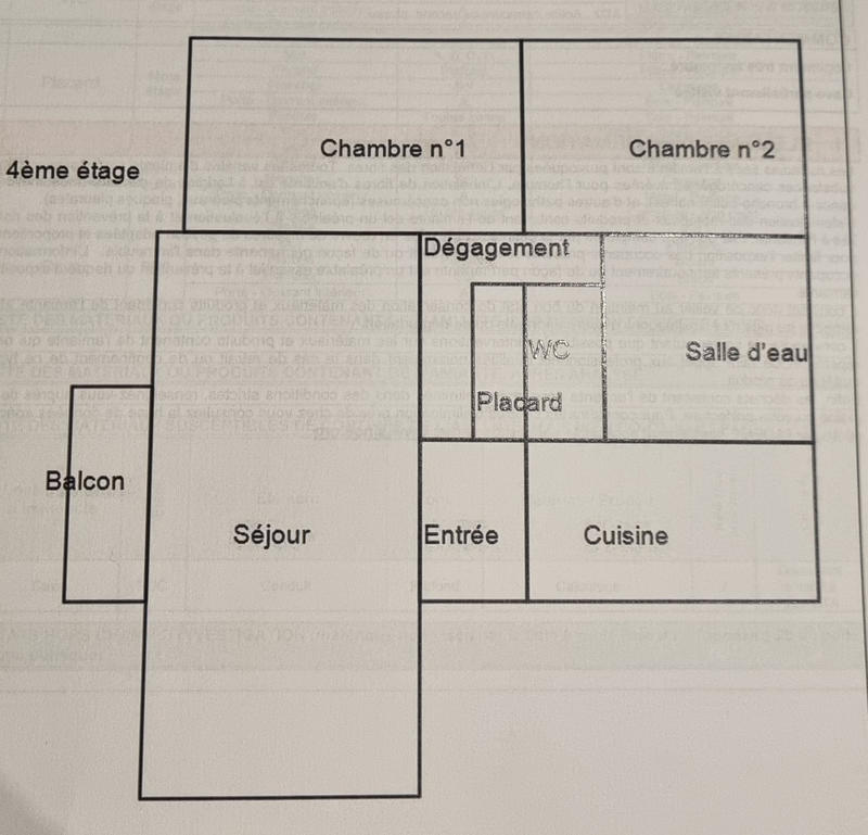 Appartement - 65 m² - 4 pièces