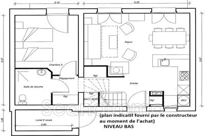 Maison - 73 m² - 4 pièces