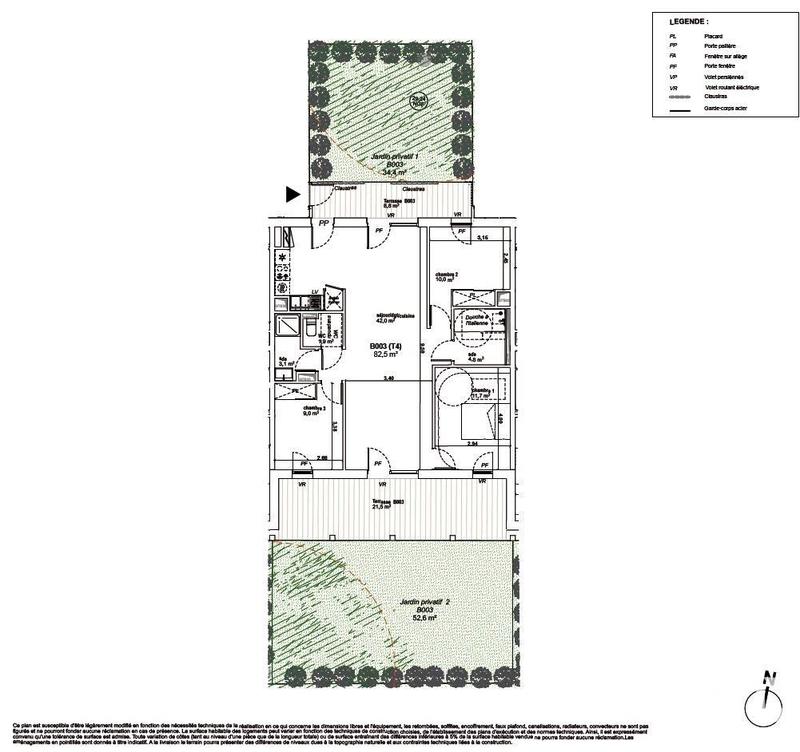 Appartement - 83 m² - 4 pièces