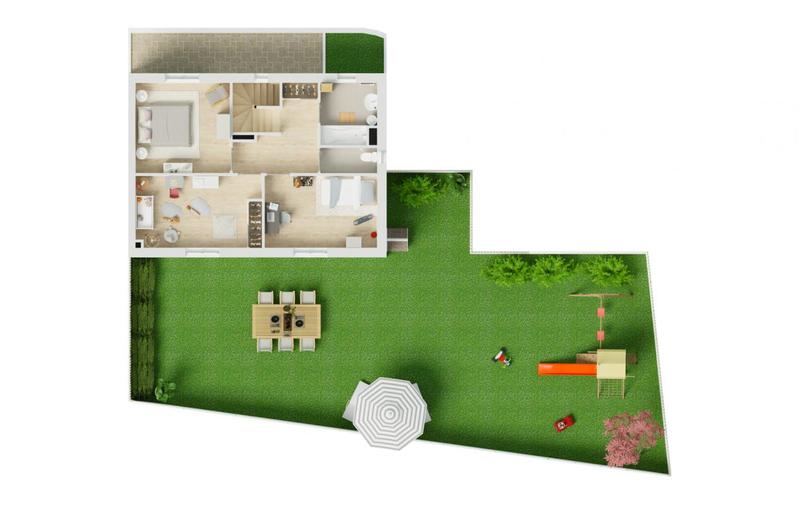 Maison - 88 m² - 4 pièces