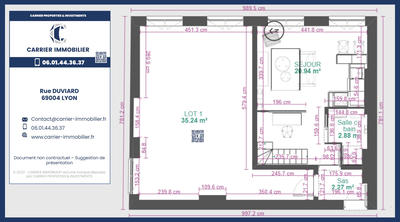 Appartement - 24 m² - 1 pièce