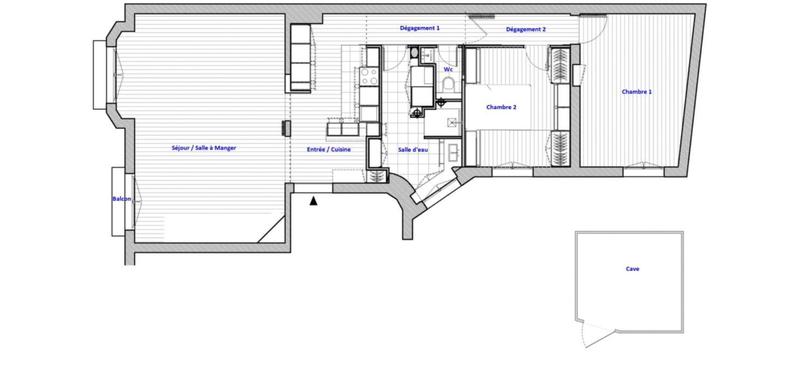 Appartement - 90 m² - 4 pièces