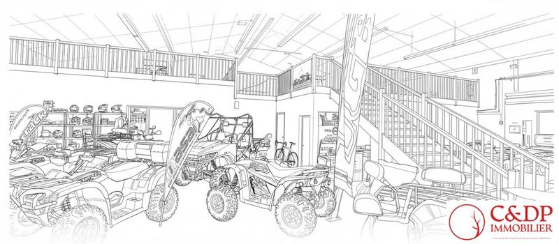 Fonds de commerce - Local commercial - 615 m²