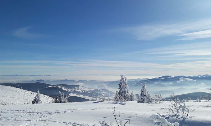 Club Vosgien : Randonnée raquettes du Wettstein au lac du Forlet