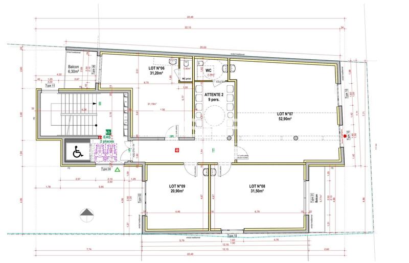 Local commercial - 53 m² - 1 pièce
