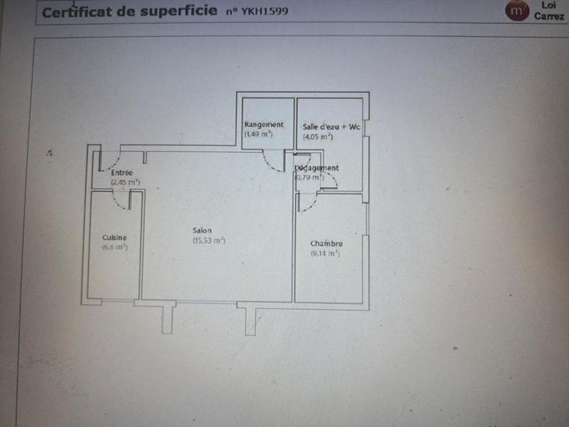 Appartement - 40 m² - 2 pièces