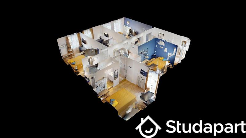 Chambre - 13 m² - 1 pièce