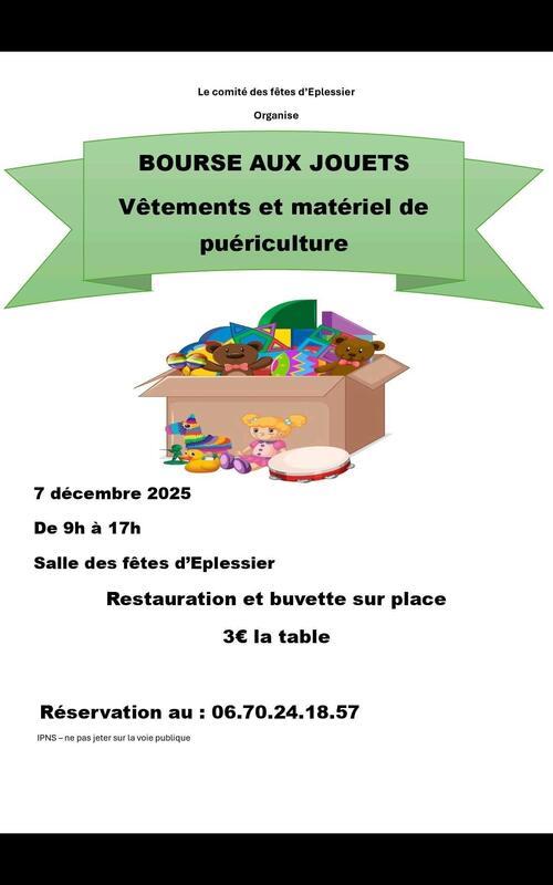 Bourse aux jouets et vêtements