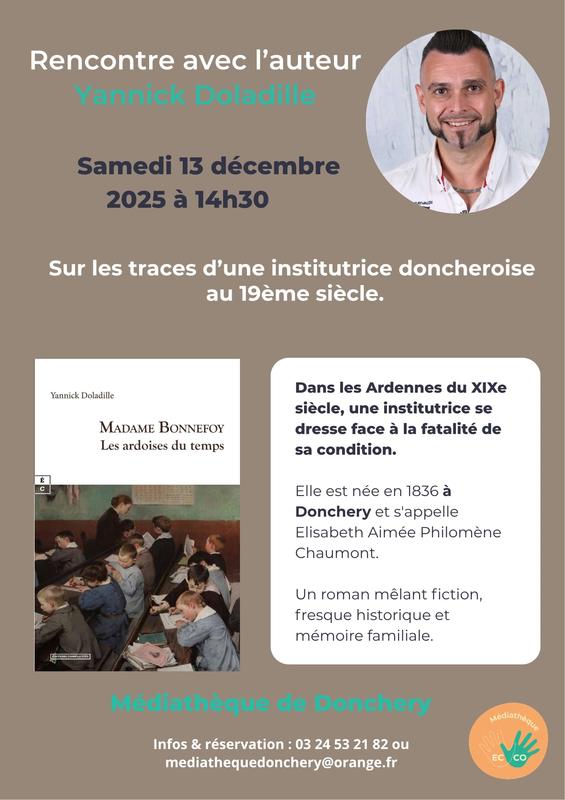 Sur les traces d'une institutrice donchéroise au 19ème siècle