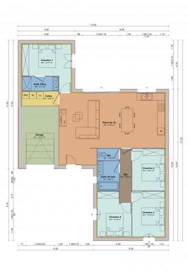 Maison - 110 m² - 6 pièces