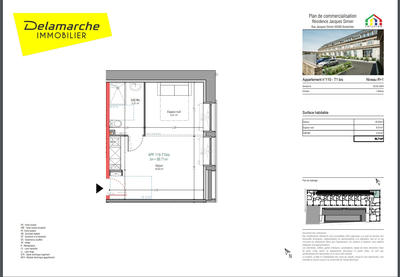 Appartement - 31 m² - 1 pièce