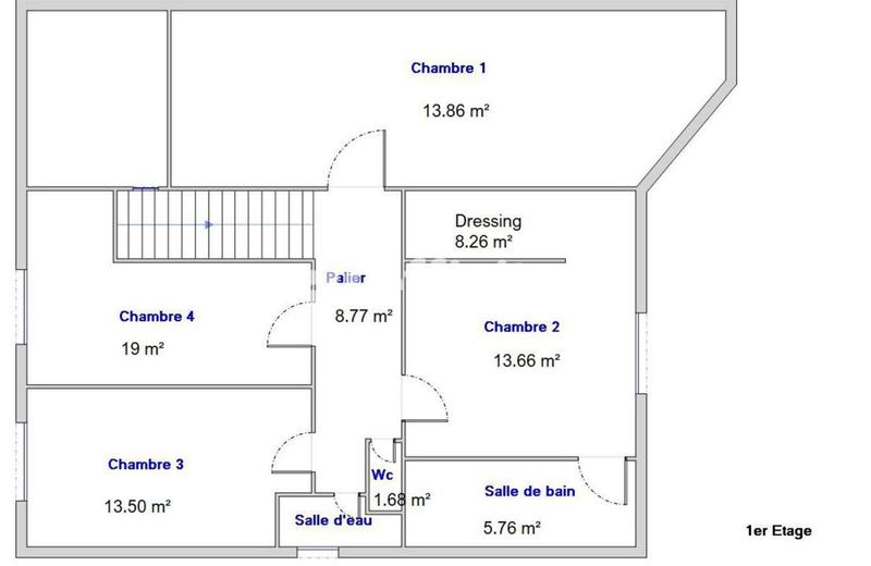 Maison - 170 m² - 6 pièces