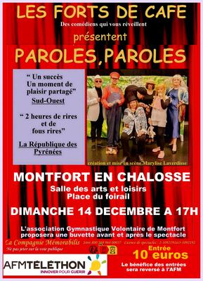 Théâtre &quot;Paroles, paroles&quot;