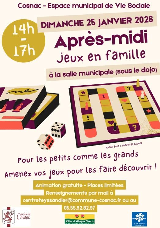 Après-midi jeux en famille
