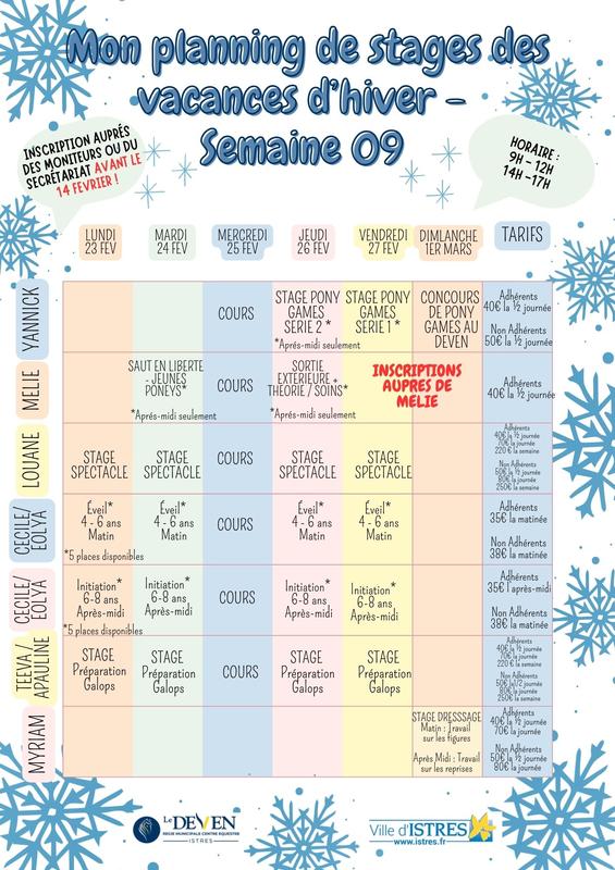 Stages d'hiver au Deven