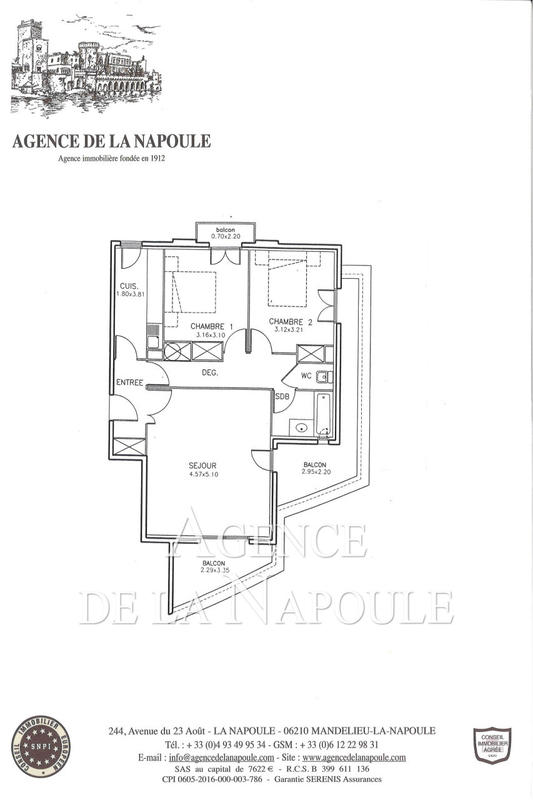 Appartement - 66 m² - 3 pièces