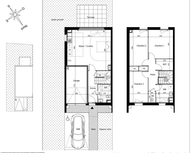 Maison - 93 m² - 4 pièces