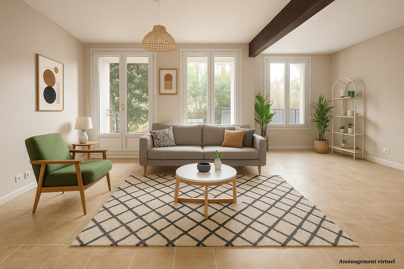 Appartement - 75 m² - 3 pièces