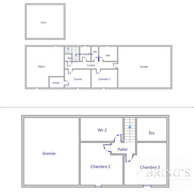 Maison ancienne - 88 m² - 4 pièces