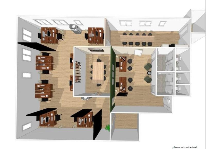 Bureau - 184 m² - 1 pièce