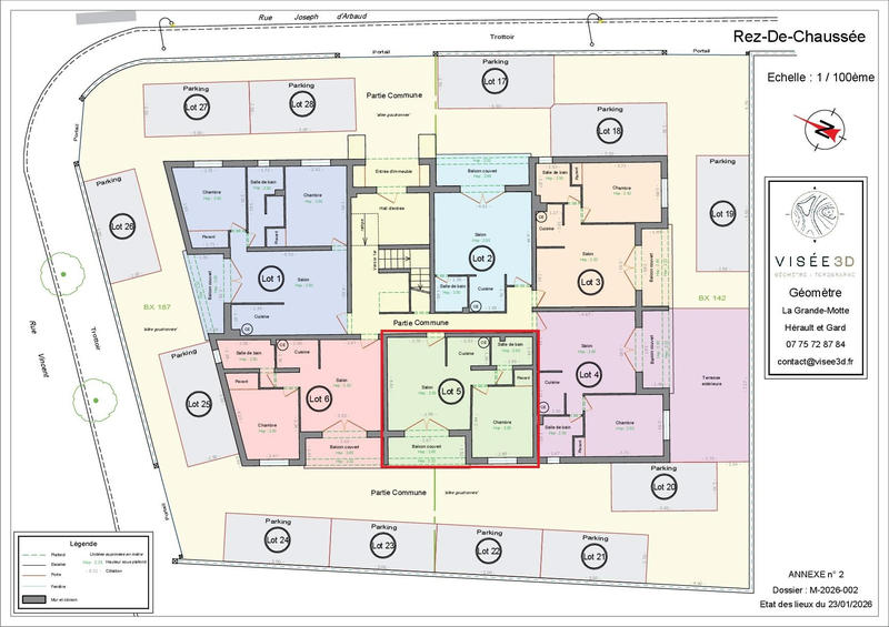 Appartement - 33 m² - 2 pièces